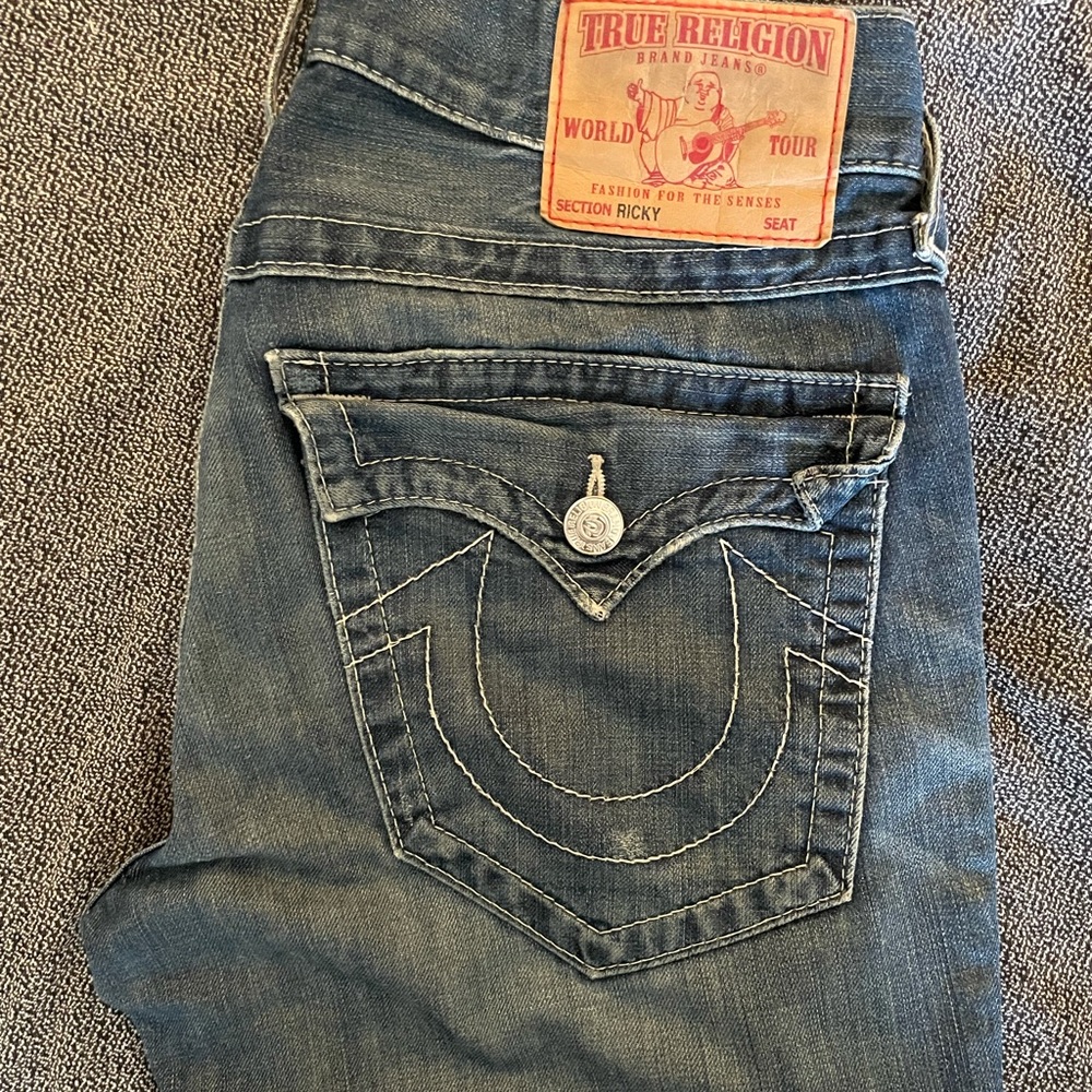True Religion Ricky Jeans (Blue) 32” inseam
